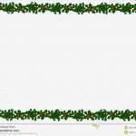Word Vorlage Weihnachten Briefpapier Cool Stechpalme Rand Stock Abbildung Illustration Von