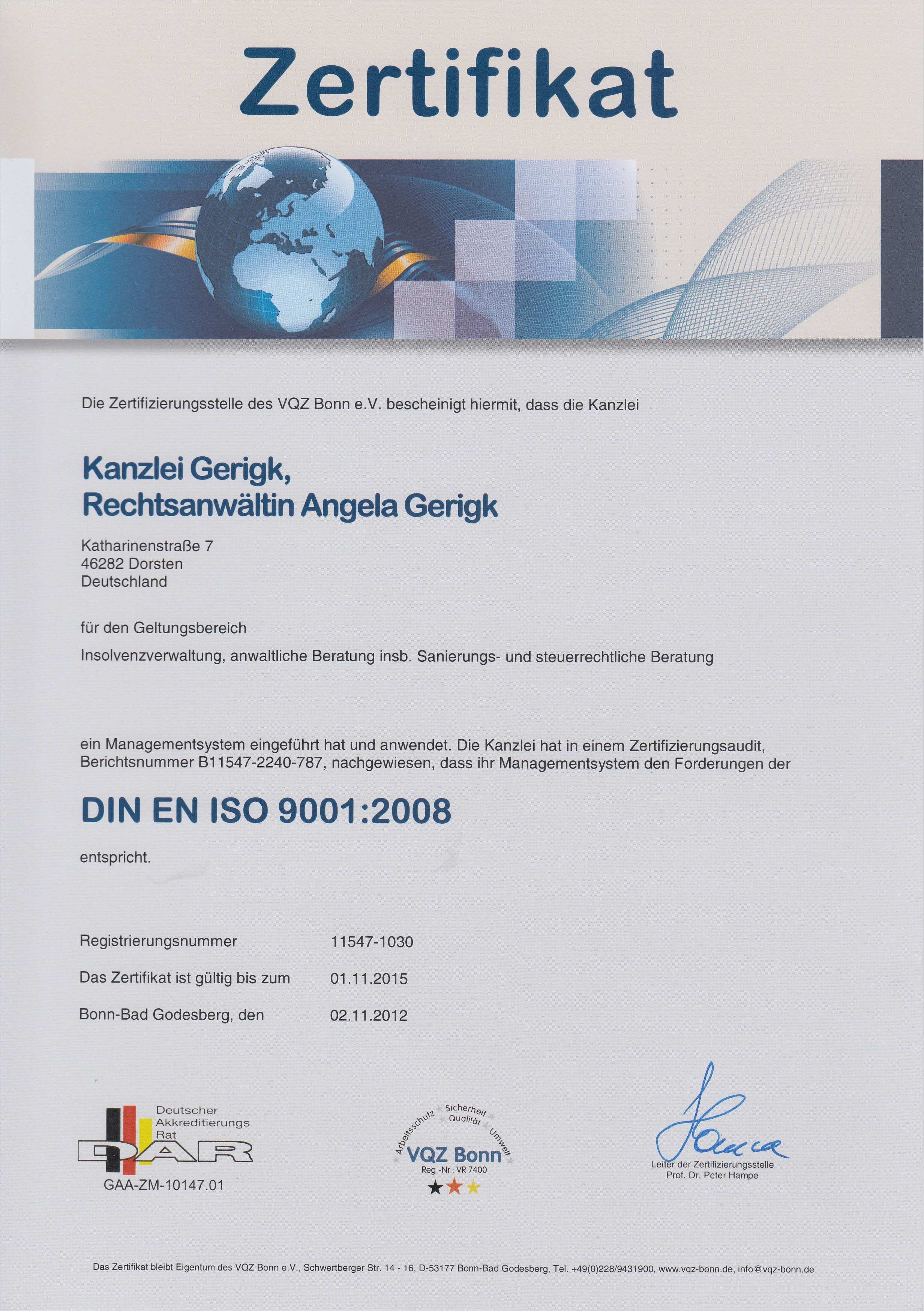 Word Vorlage Zertifikat Luxus Zertifizierungen Din En iso 9001 Und Inso 9001
