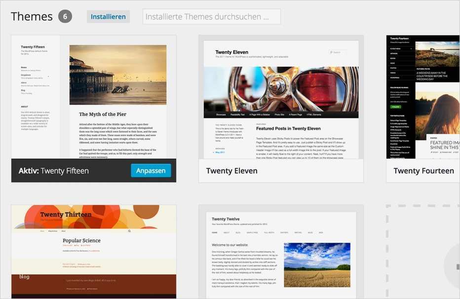 Deutsch — WordPress