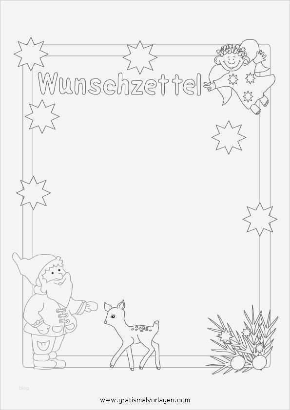 Wunschliste Weihnachten Vorlage Hübsch Pin Malvorlagen Ausmalbilder Reh Ausmalen Tiere Ajilbab