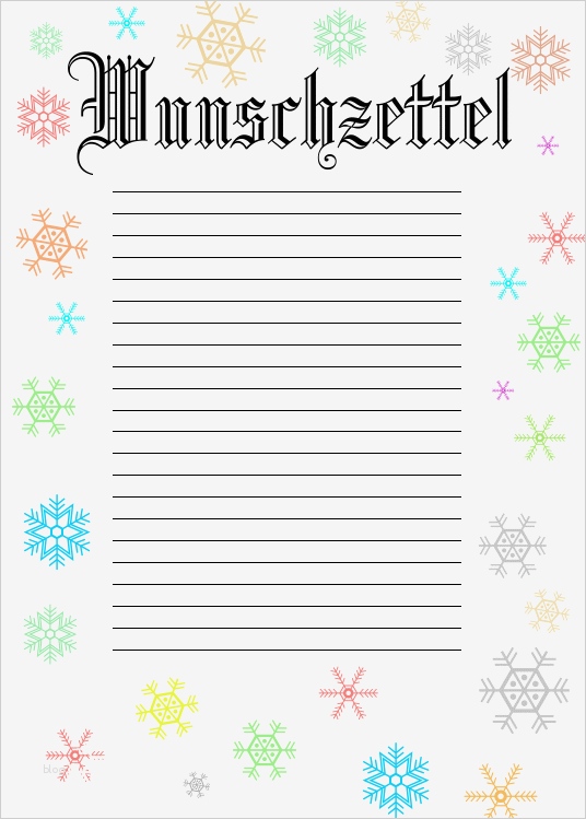 Wunschzettel Vorlagen Kostenlos Wunderbar Weihnachten Wunschzettel Nr3 Zum Ausdrucken