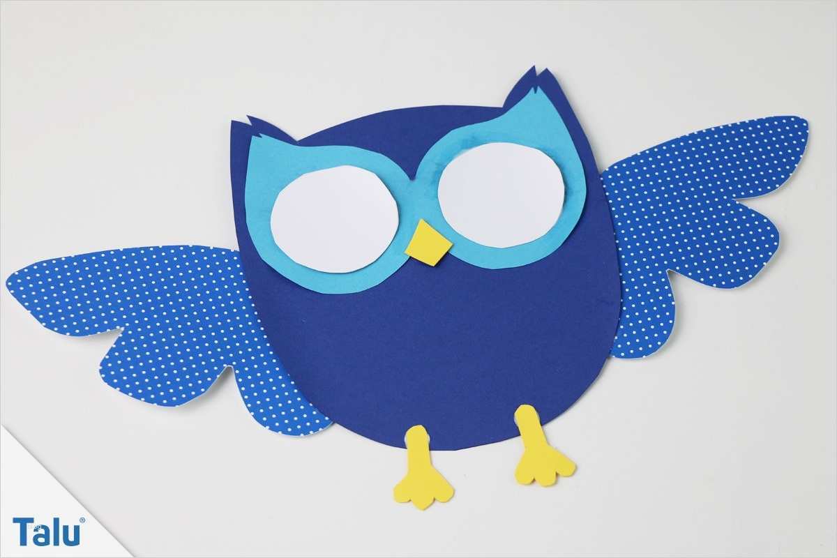 Würfel Aus Papier Basteln Vorlage Beste Eulen Basteln Aus Papier Anleitung Und Vorlage Talu