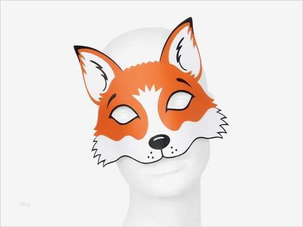 Würfel Aus Papier Basteln Vorlage Großartig Fuchs Maske Zum Ausdrucken