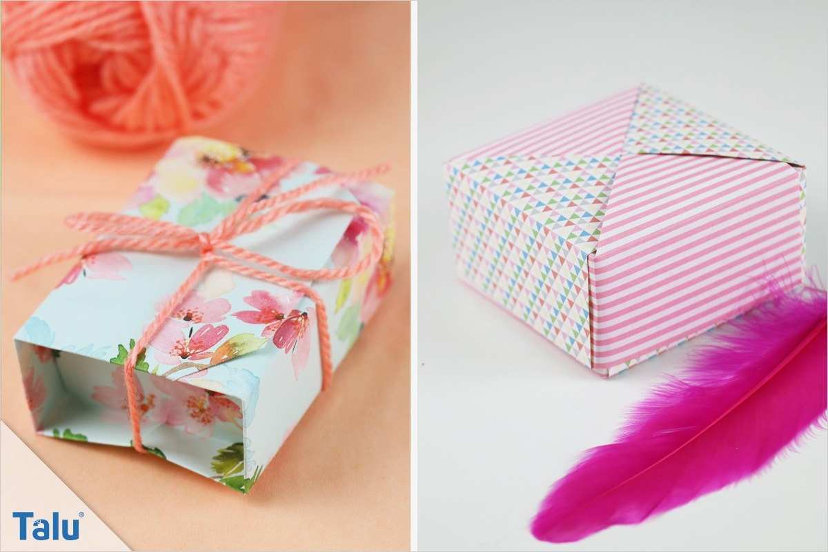Würfel Aus Papier Basteln Vorlage Luxus origami Schachteln Aus Papier Falten Perfekte
