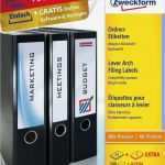 Www Avery Zweckform Vorlagen Fabelhaft ordneretiketten L4761 25