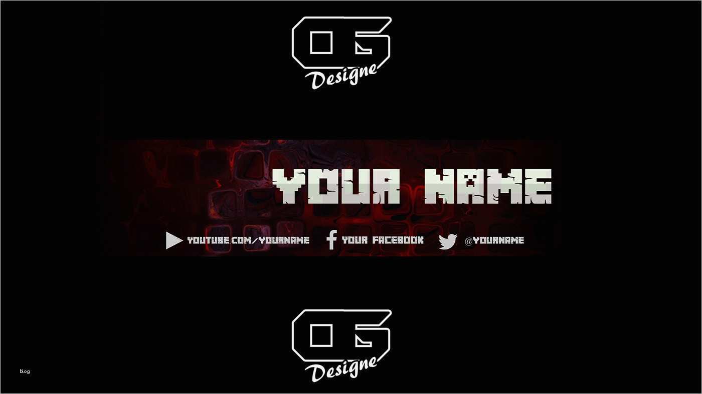 Yt Banner Vorlage Neu Minecraft Yt Banner Template On Behance