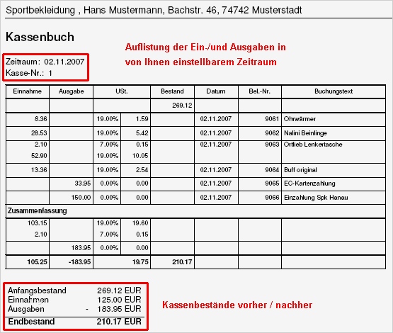 Zählprotokoll Vorlage Neu Kassensoftware Casy