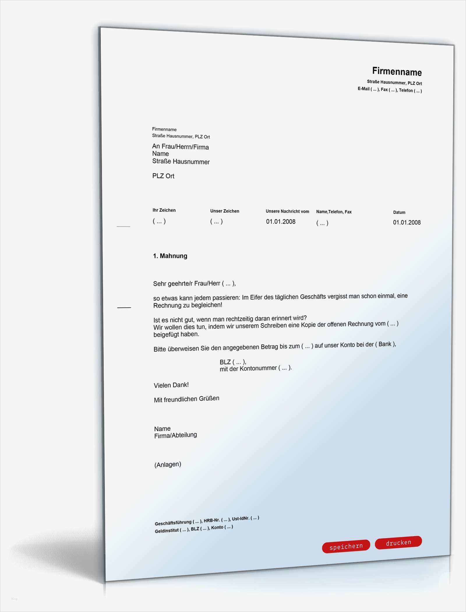 Zahlungserinnerung Vorlage Beste Zahlungserinnerung