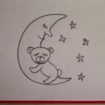 Zeichnen Anfänger Vorlagen Best Of Bär Auf Dem Mond Zeichnen Lernen Für Kinder Und Anfänger