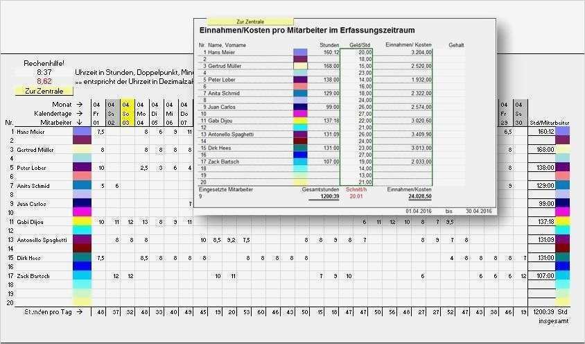 Zeiterfassung Excel Vorlage Kostenlos 2017 Angenehm Excel 2018 Kalender Urlaubsplaner Zeiterfassung