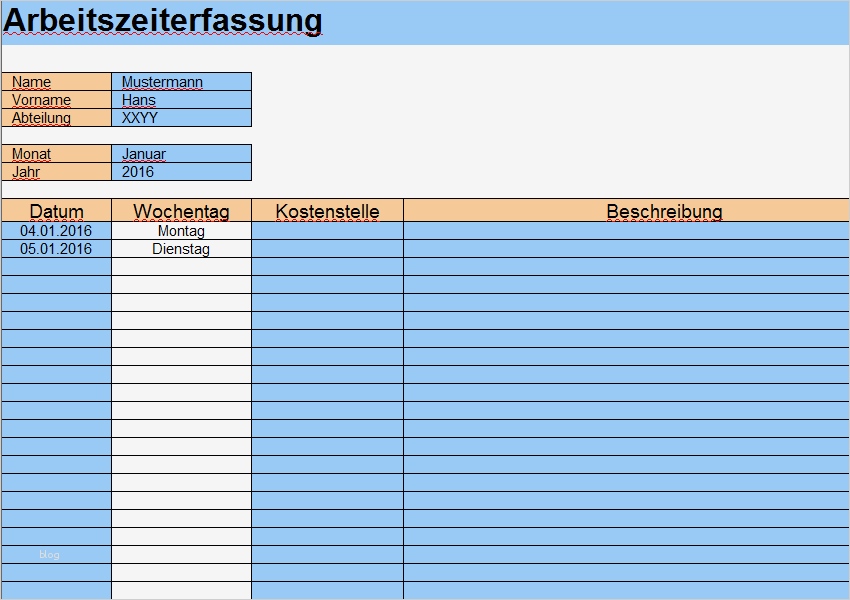 Zeiterfassung Excel Vorlage Kostenlos 2017 Erstaunlich Excel Arbeitszeiterfassung 2018 sofort Download