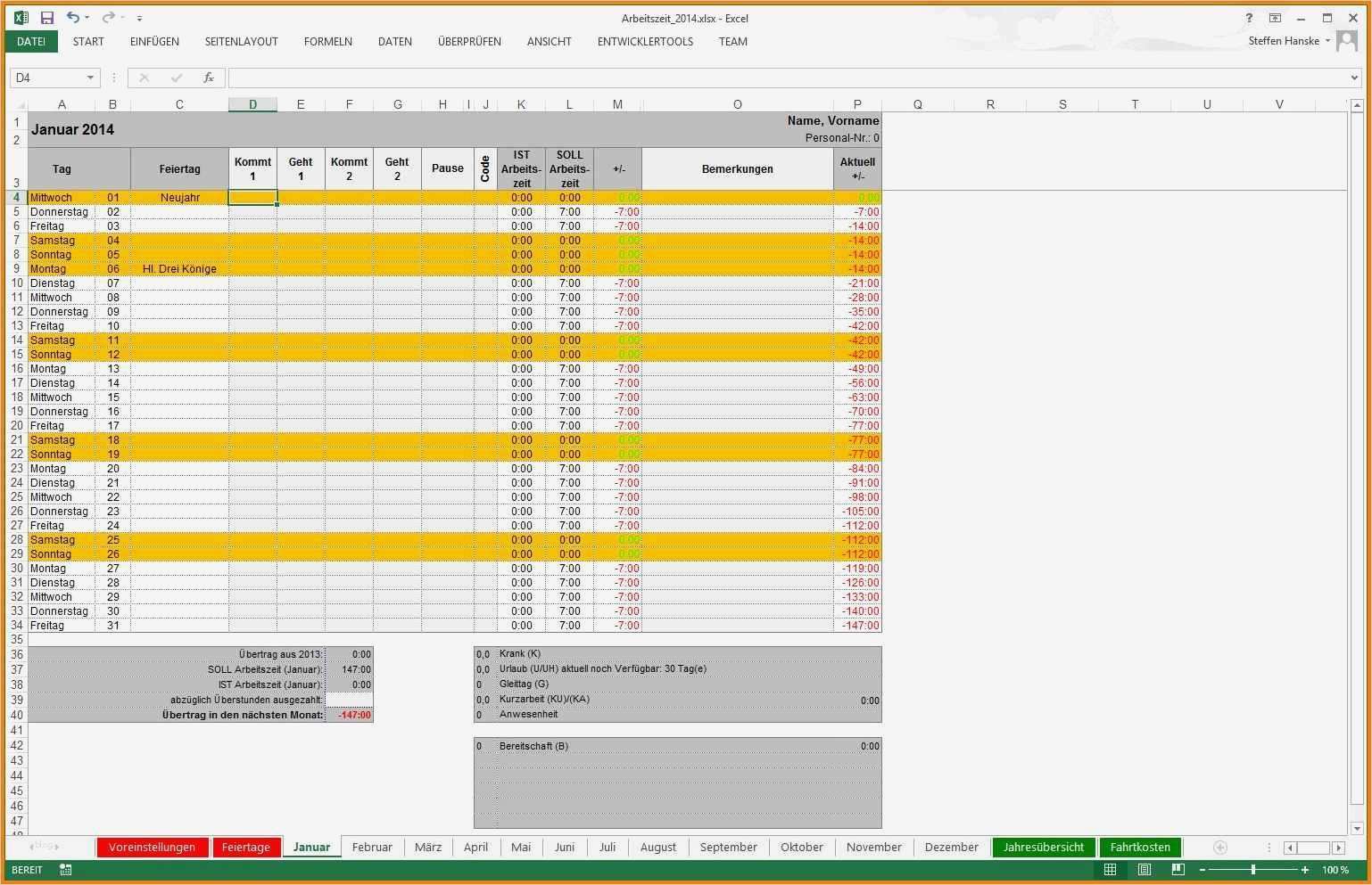 Zeiterfassung Excel Vorlage Kostenlos Hübsch 20 Zeiterfassung Excel