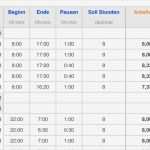 Zeiterfassung Kostenlos Excel Vorlage Genial Erfreut Zeiterfassungsbogen Vorlage Fotos Beispiel