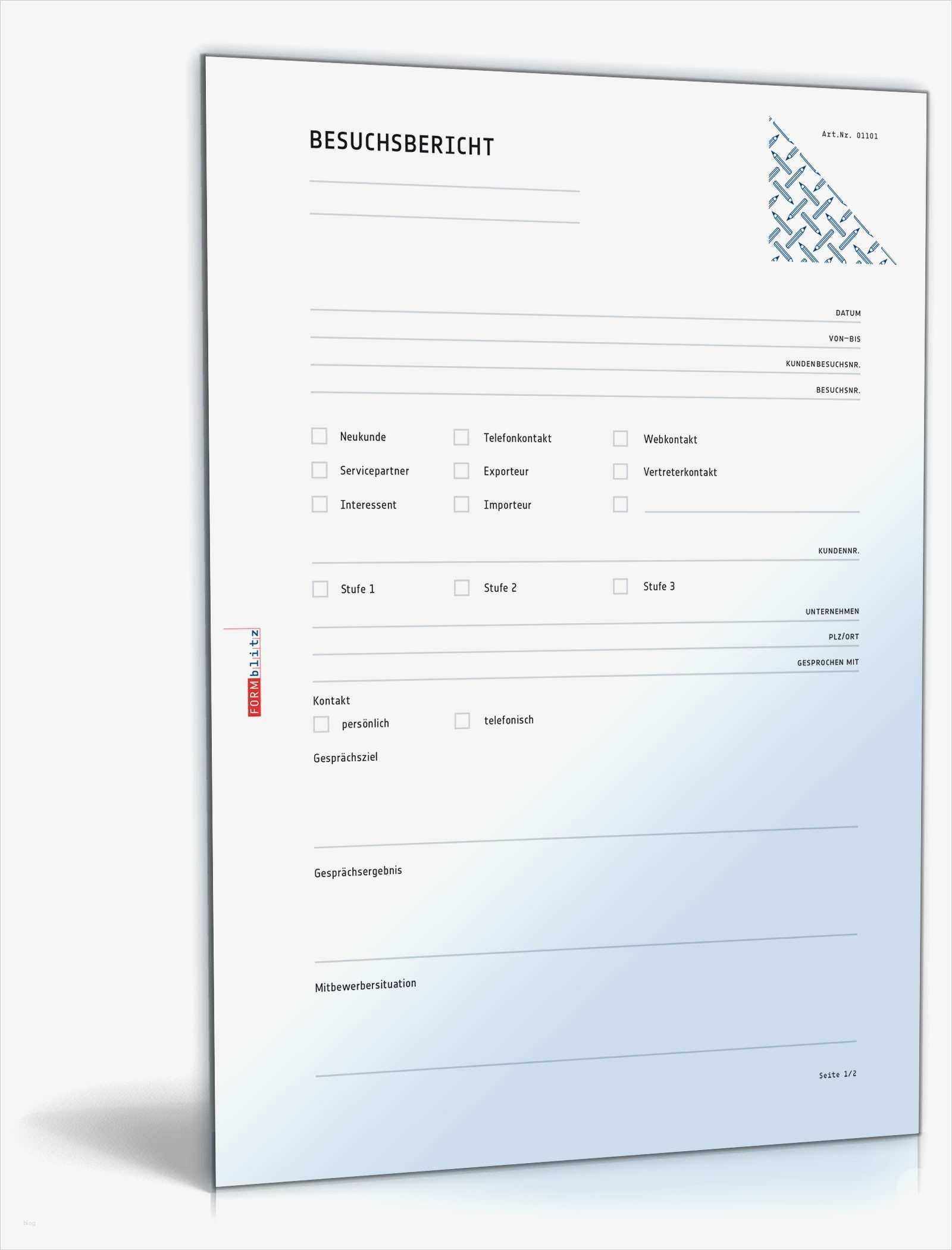 Zeitmietvertrag Vorlage Angenehm Besuchsbericht Checkliste Zum Download