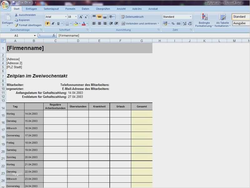 Zeitplan Excel Vorlage Wunderbar Nett Stundenplan Excel Vorlage Zeitgenössisch Entry