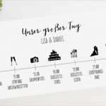 Zeitstrahl Vorlage Genial Hochzeitsdeko 10 Hochzeitsprogramme Mit „zeitstrahl