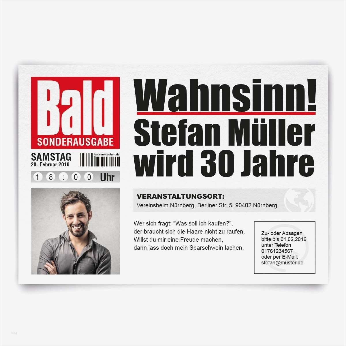Zeitung Erstellen Vorlage Fabelhaft Einladungskarten Zum Geburtstag Als Zeitung