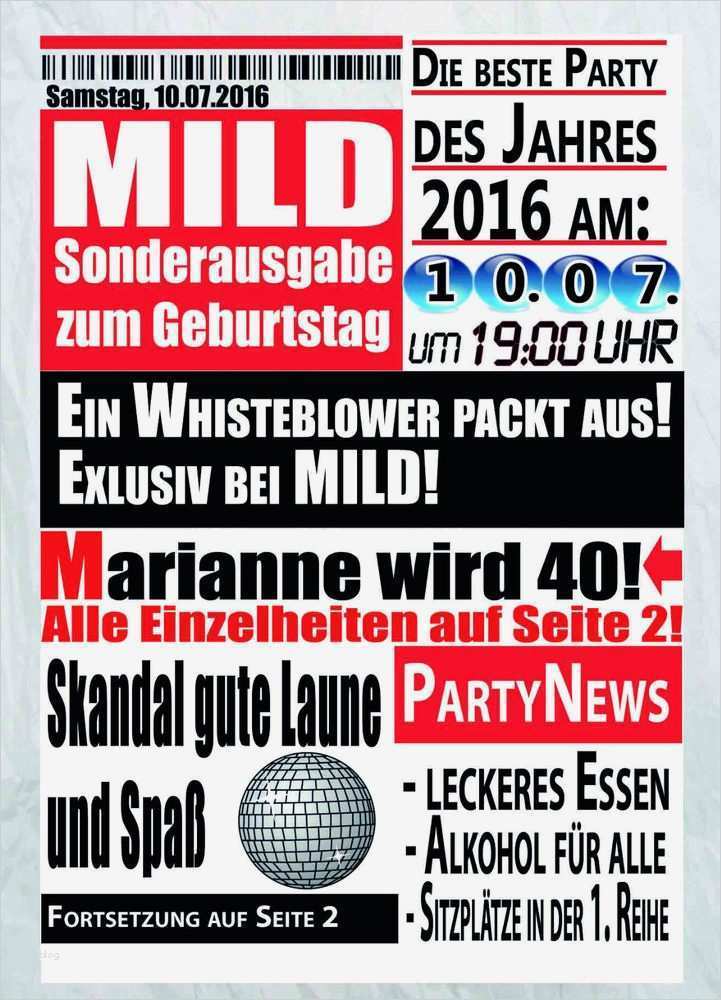 Zeitung Erstellen Vorlage Gut Einladungskarten Tageszeitung Geburtstag Lustig Witzig
