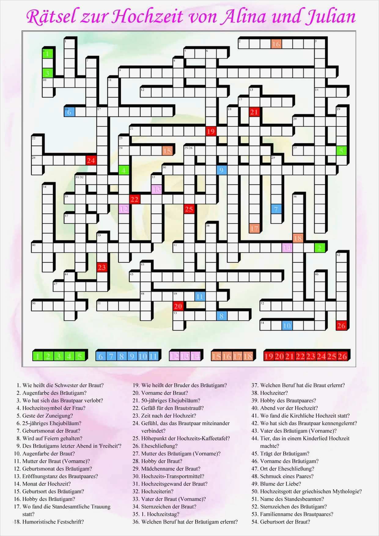 Zeitung Erstellen Vorlage Schön Hochzeits Zeitung Mal anders Kreuzworträtsel formular
