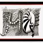 Zentangle Vorlagen Großartig Zentangle Geburtstagskarte