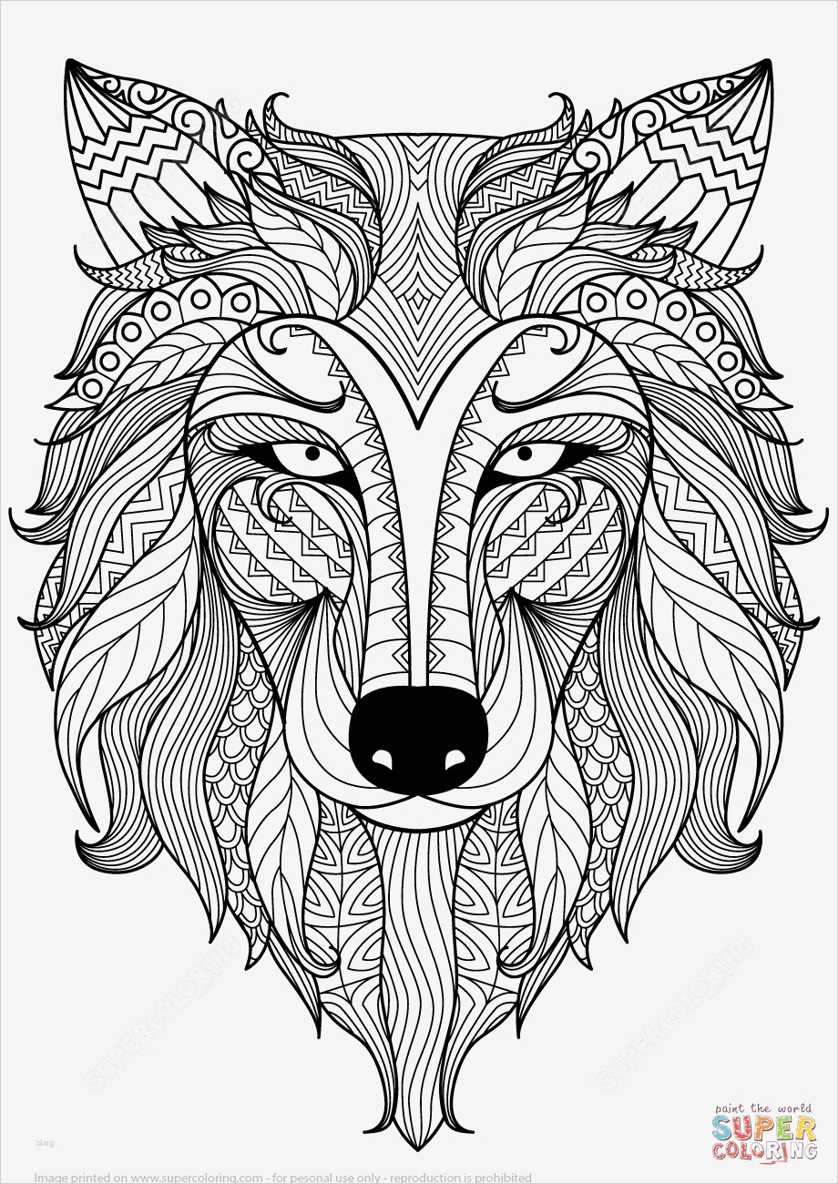 Zentangle Vorlagen Zum Ausmalen Neu Ausmalbild Wolf Zentangle