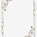 Zertifikat Vorlage Kostenlos Ausdrucken Wunderbar Kalligraphie ornamentalen Dekorativen Rahmen
