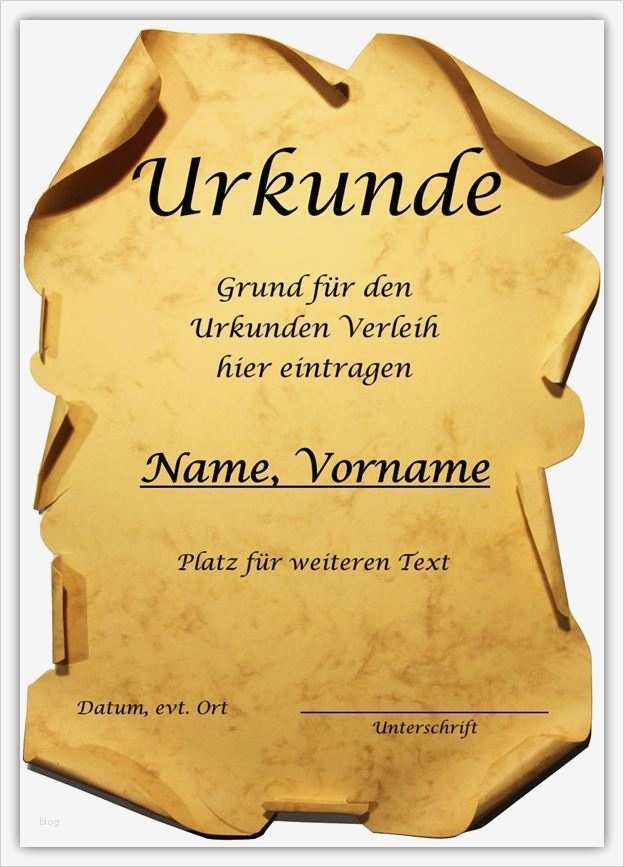 Zertifikat Vorlage Wunderbar Urkunde