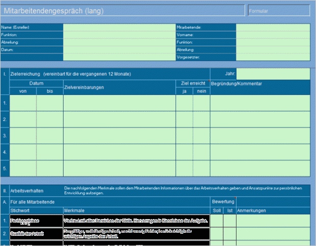 Zielvereinbarung Vorlage Cool Vorlage Zielvereinbarung Und Zielauswertung