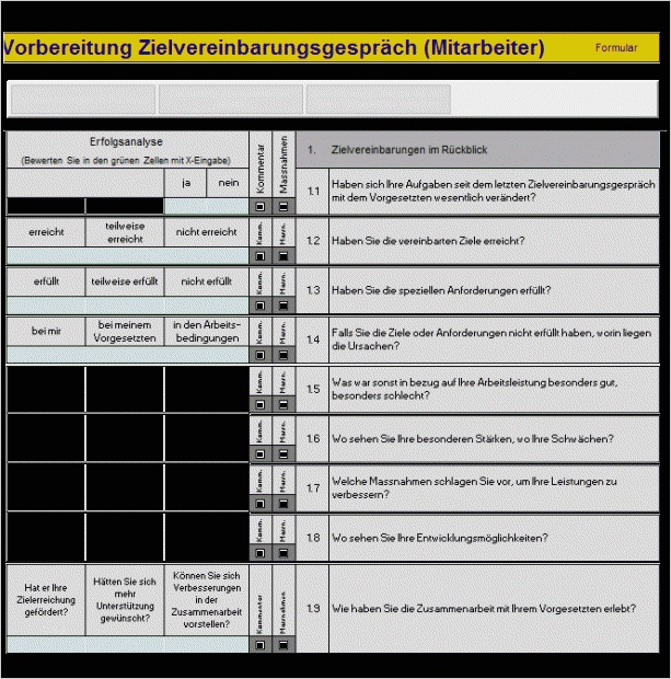 Zielvereinbarung Vorlage Kostenlos Erstaunlich Vorlage Zielvereinbarung Und Zielauswertung
