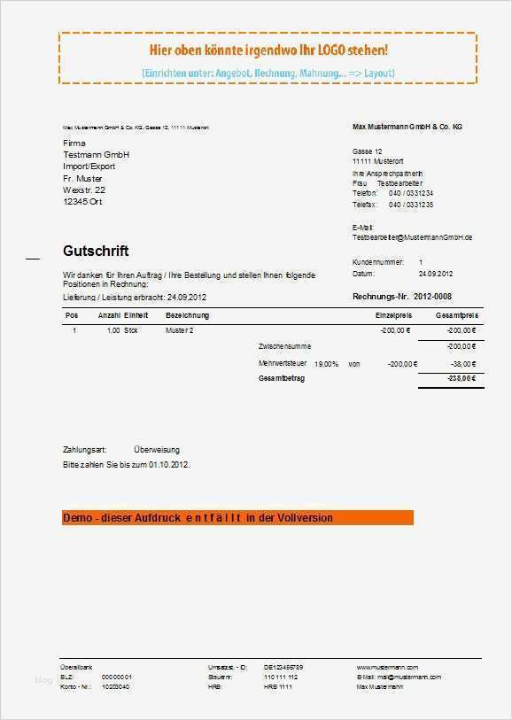 Zimmerwunsch An Hotel Schreiben Vorlage Wunderbar Gutschrift World Of Rechnungsprofi