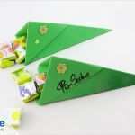 Zuckertüte Basteln Vorlage Best Of Kleine Mini Schultüte Basteln Diy Anleitung Talu