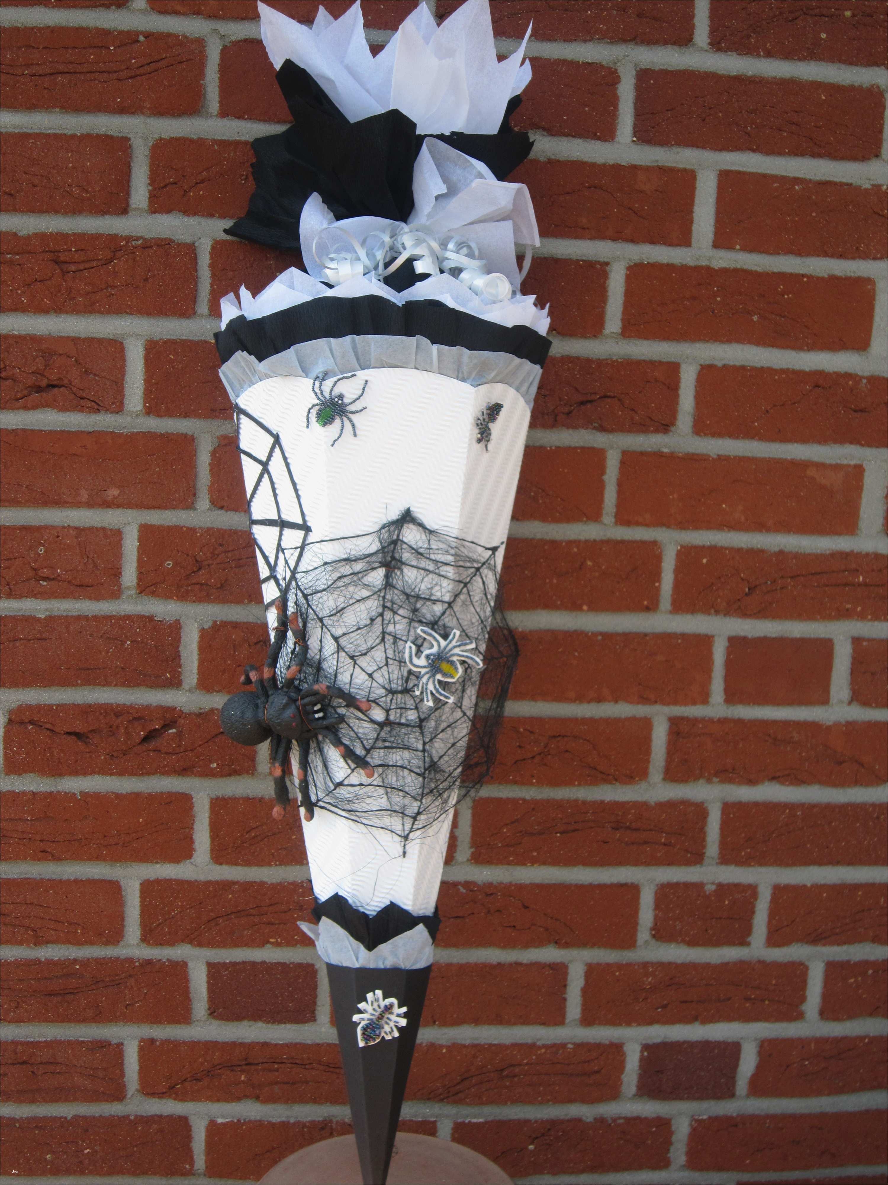 Zuckertüte Basteln Vorlage Großartig Spider Schultüte Zuckertüte Spinne