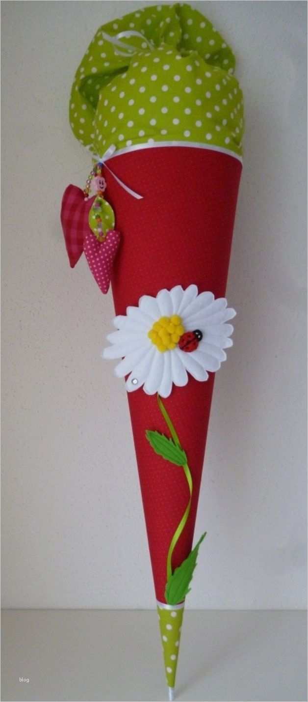 Zuckertüte Basteln Vorlage Schönste Schultüte "margarete" Zuckertüte Handarbeit