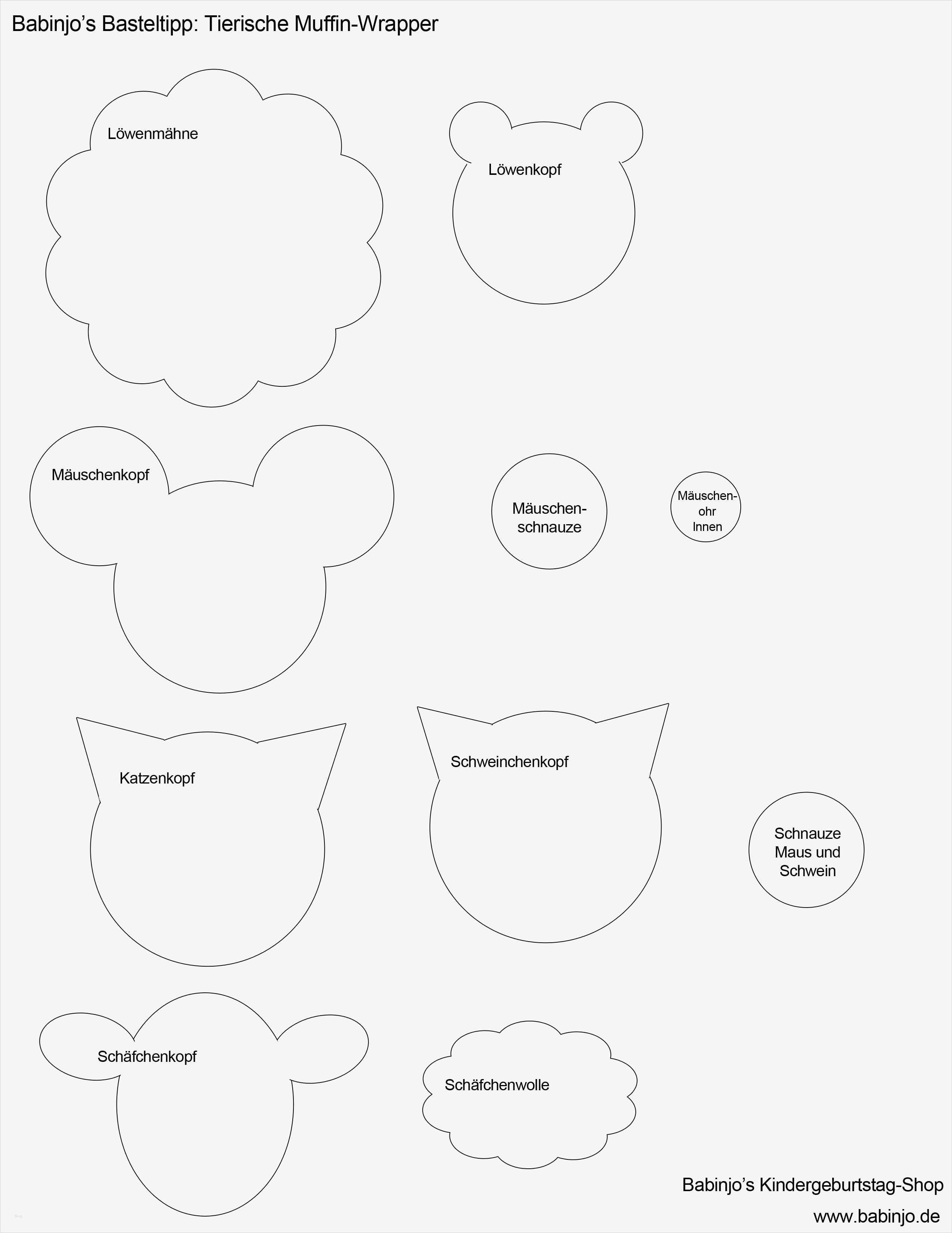 Zum Basteln Vorlagen Elegant Muffin Banderolen Basteln Anleitung Und Schablonen
