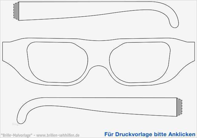 Zum Basteln Vorlagen Erstaunlich Eine Brille Basteln Vorlage & Anleitung