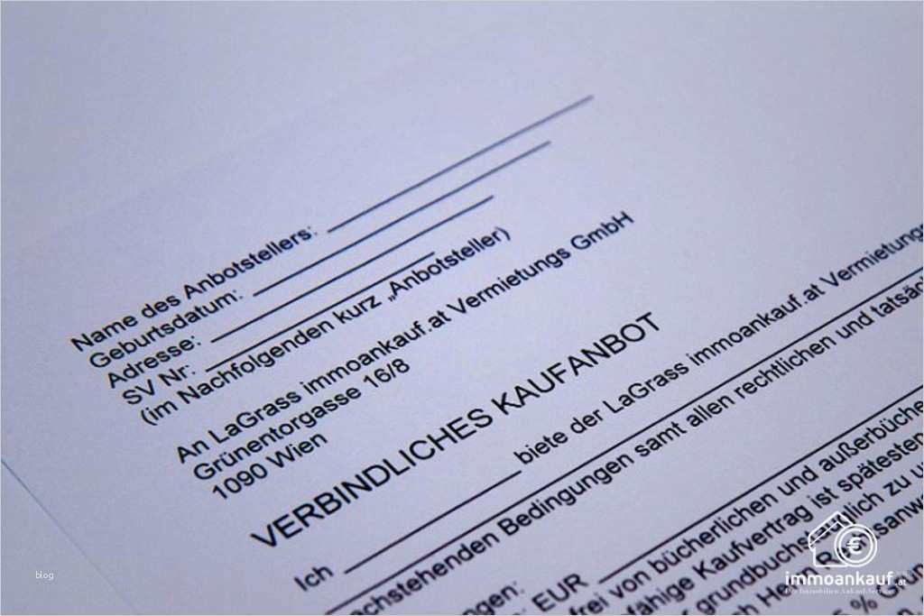 Zusage Angebot Vorlage Genial Kaufanbot Beim Wohnung Verkaufen Was ist Das