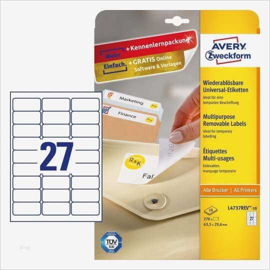Zweckform Etiketten Vorlagen Wunderbar Universal Etiketten L4737rev 10