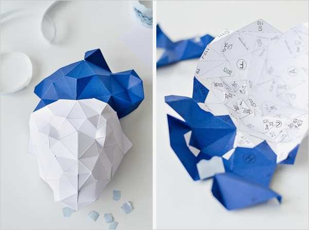 3d origami Vorlagen Zum Ausdrucken Neu Ein Löwe Für´s Kinderzimmer