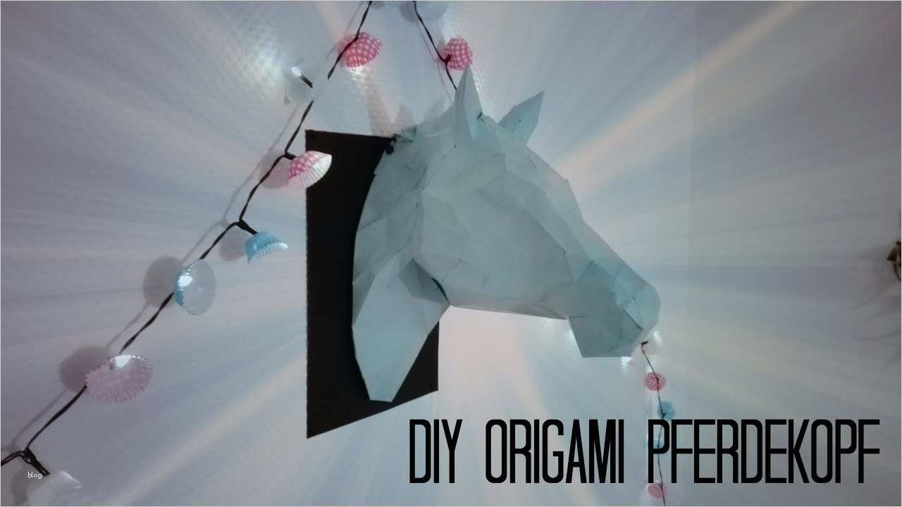 3d origami Vorlagen Zum Ausdrucken Wunderbar Diy origami Pferdekopf