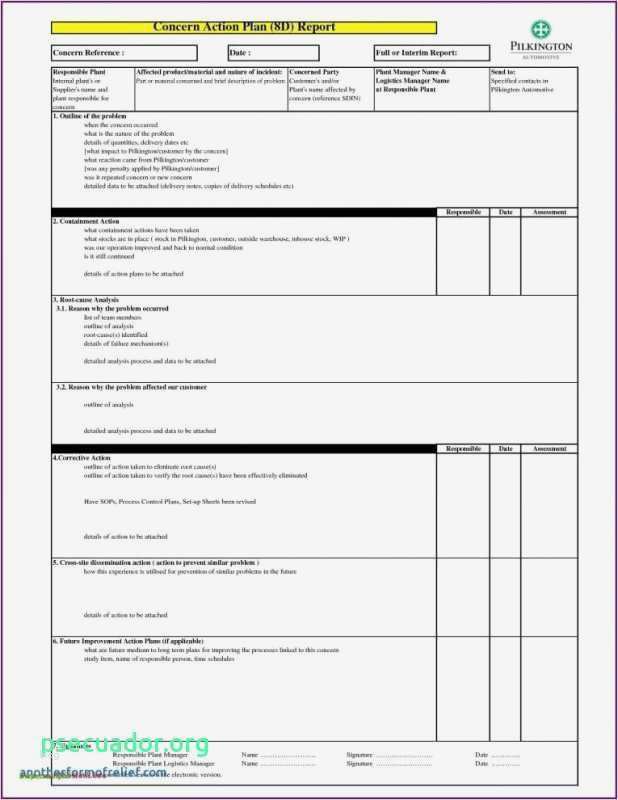 8d Report Vorlage Englisch Luxus Ausgezeichnet 8d Vorlage Ideen Dokumentationsvorlage