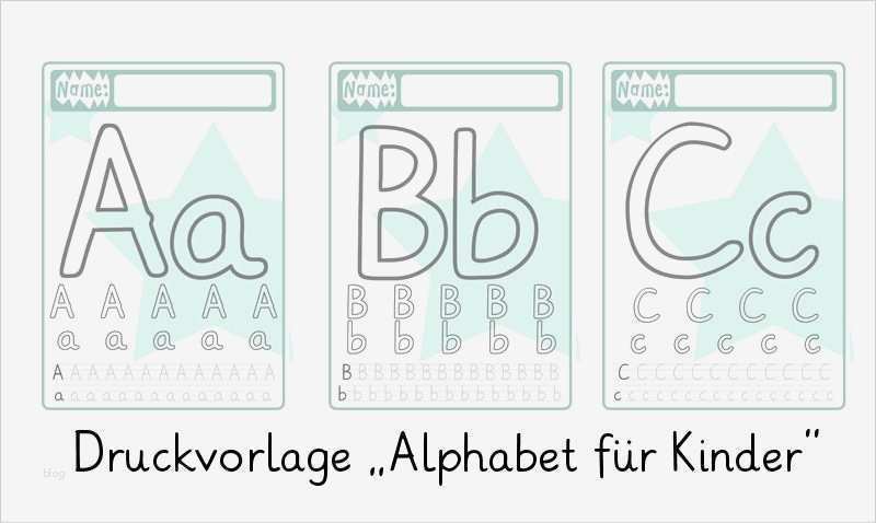 Abc Schreiben Lernen Vorlagen Wunderbar Buchstaben Druckvorlage Für Kinder