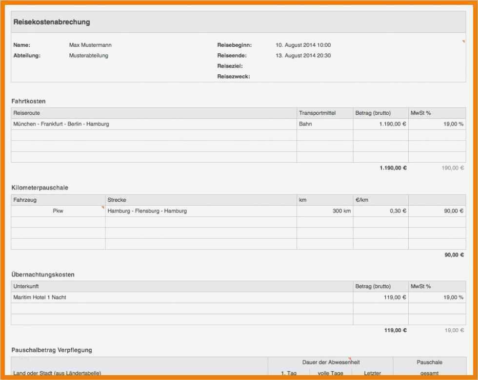 Abrechnung Vorlage Excel Best Of 7 Abrechnung Vorlage