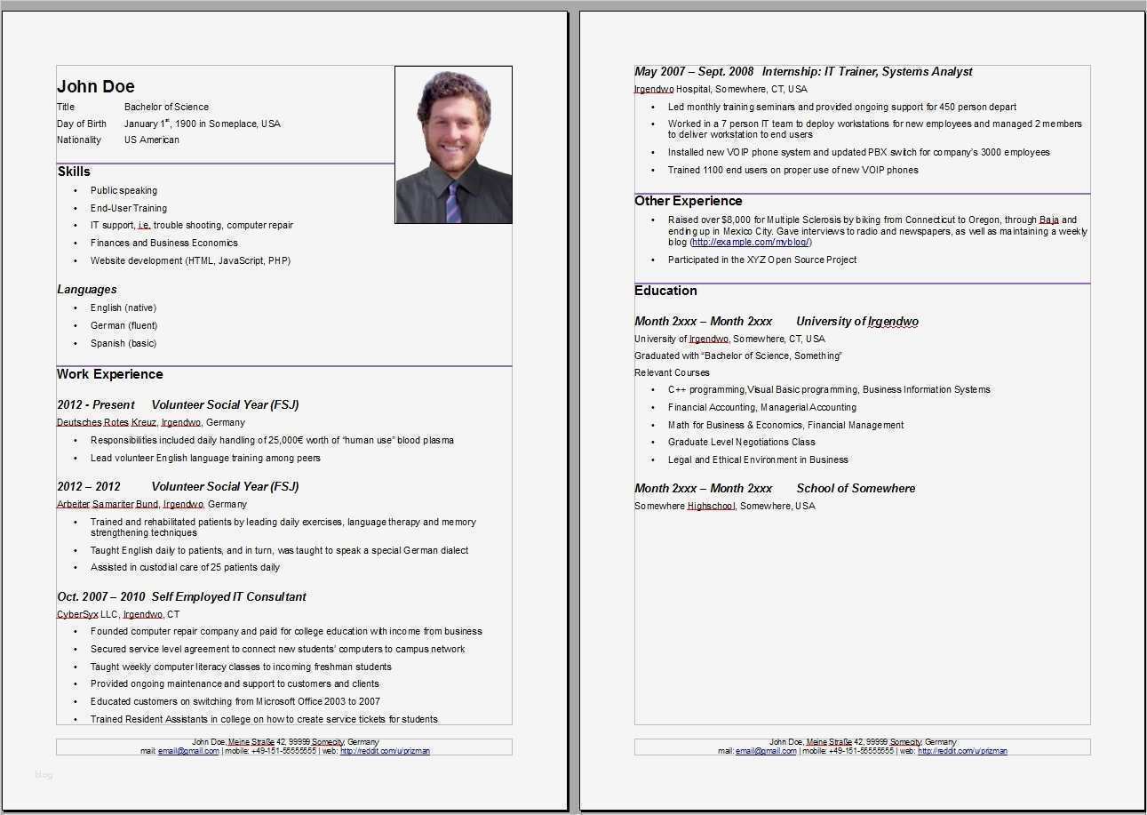 Absender Etiketten Vorlage Luxus 15 Europass Lebenslauf Beispiele