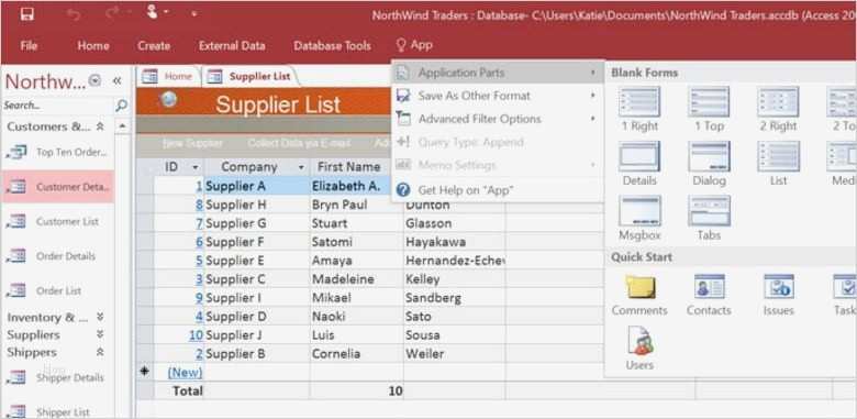 Access 2016 Vorlagen Schön Ruckzuck Mit Microsoft Access Eine Datenbank Erstellen