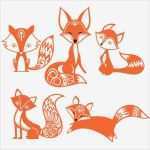 Adobe Stempel Vorlagen Neu Cute Fox Cuttable Design Cut File Vector Clipart