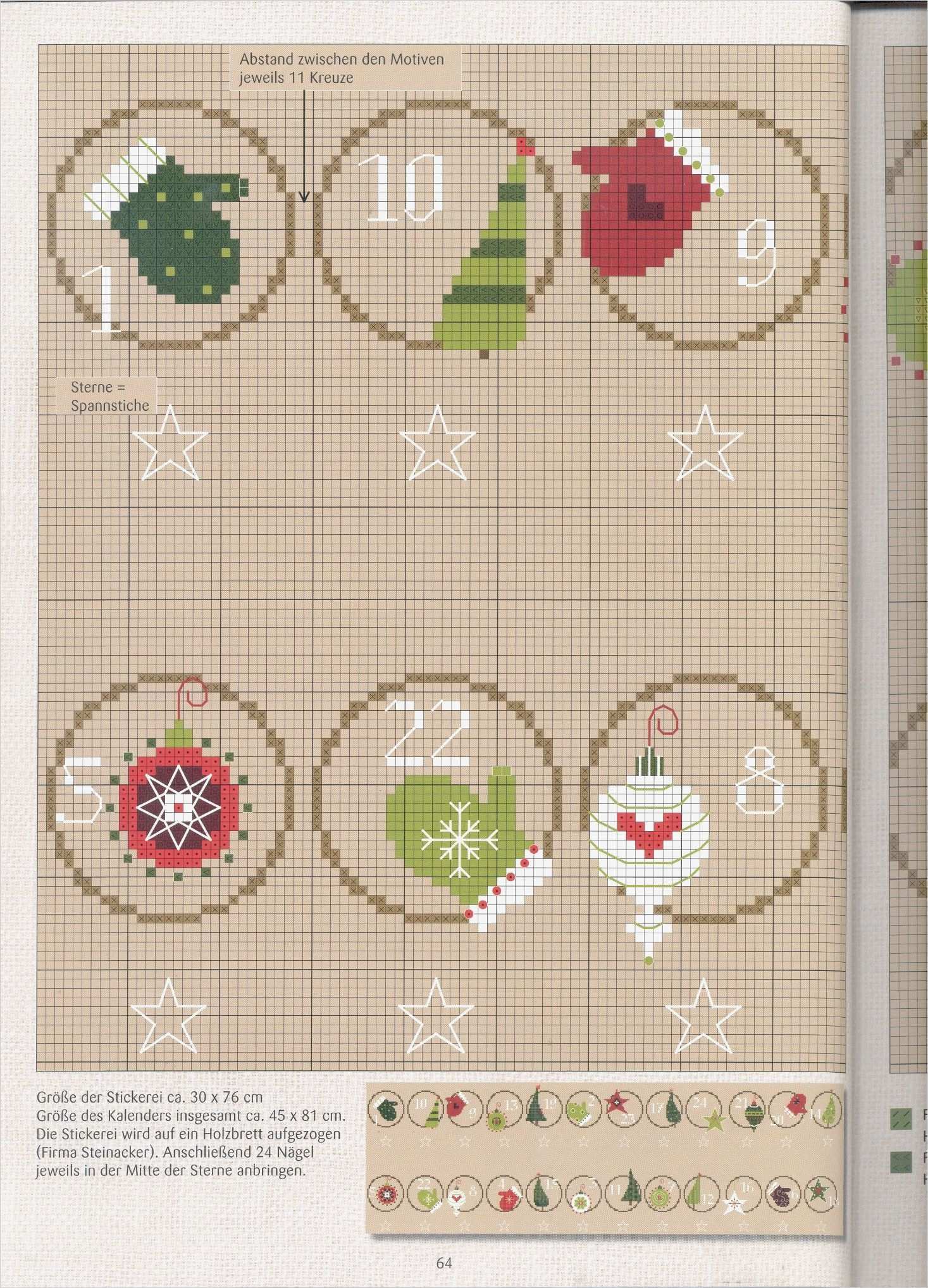 Adventskalender Sticken Vorlagen Luxus Christiane Dahlbeck Jahzeszeiten Herbst Und Winter