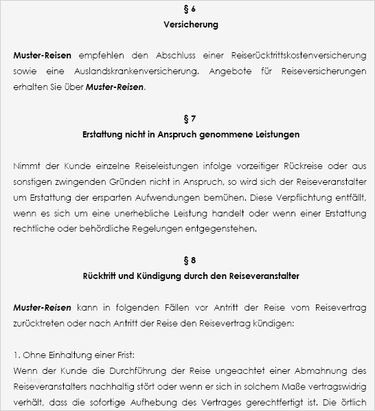 Agb Vorlage Handwerk Schönste Agb Muster Für Reiseveranstalter Zum Download