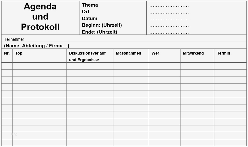 Agenda Vorlage Word Kostenlos Angenehm Meetings Professionell Gestalten – Schmid Consulting