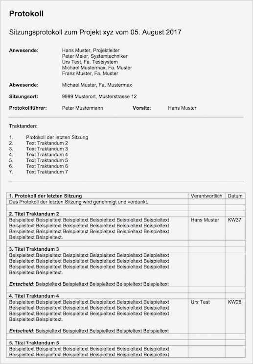 Agenda Vorlage Word Kostenlos Cool Besprechungsprotokoll Vorlage Excel – Vorlagen 1001