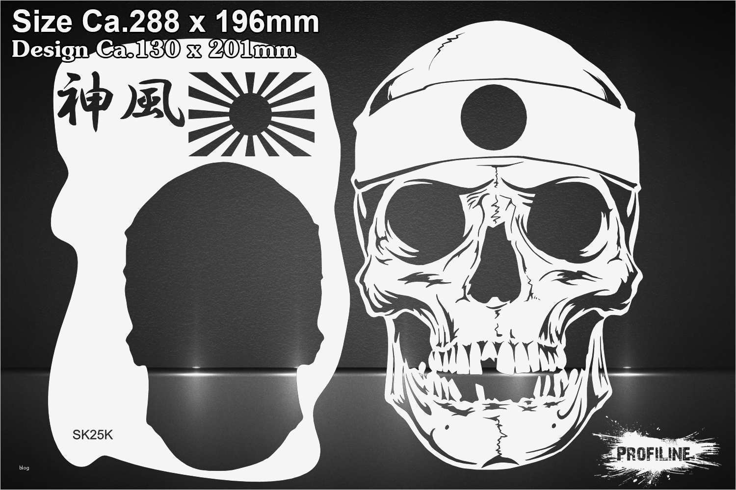 Airbrush Vorlagen Kostenlos Schön Airbrush Schablone totenkopf Skull Kamikaze